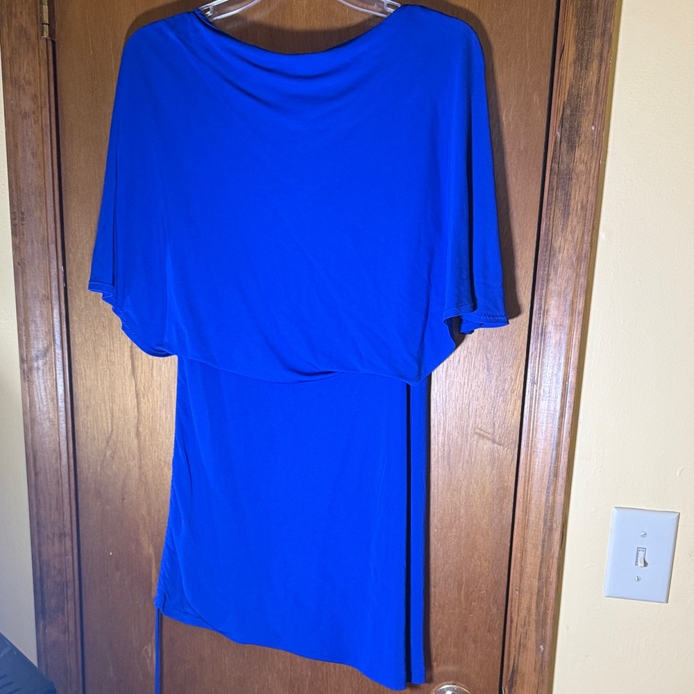 Source Unknown Vibrant Blue Women's Blouse - Picture 5 of 5